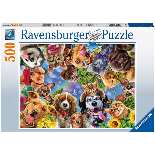 Ravensburger Puzzle Our Favorites Pets, 500 Pieces