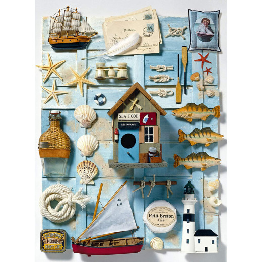 لعبة الأحجية بتصميم الذوق البحري, 500 قطعة  من رافنسبرغر