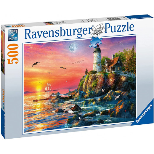 Ravensburger Puzzle Lighthouse In The Evening, 500 Pieces