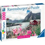 لعبة الأحجية بتصميم  لوفوتين، النرويج, 1000 قطعة من رافنسبرغر