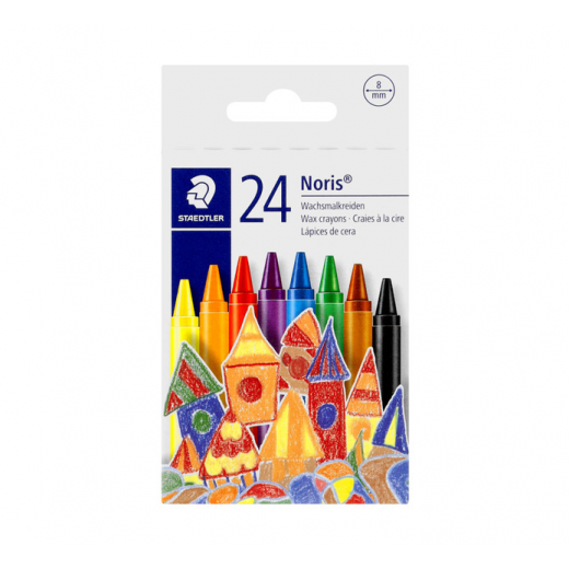 Staedtlers Noris® 220 Wax Crayon, Pack of 24