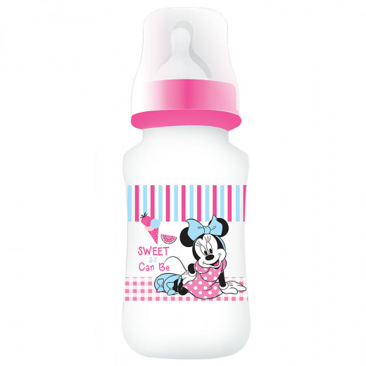 Disney Baby Bottle Wide Neck, Pink Color, 325 ML