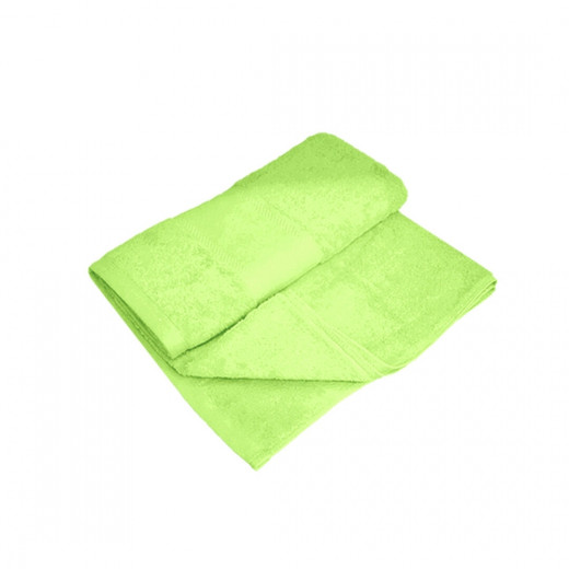 منشفة حمام قطنية, باللون الأخضر, 70*140 سم