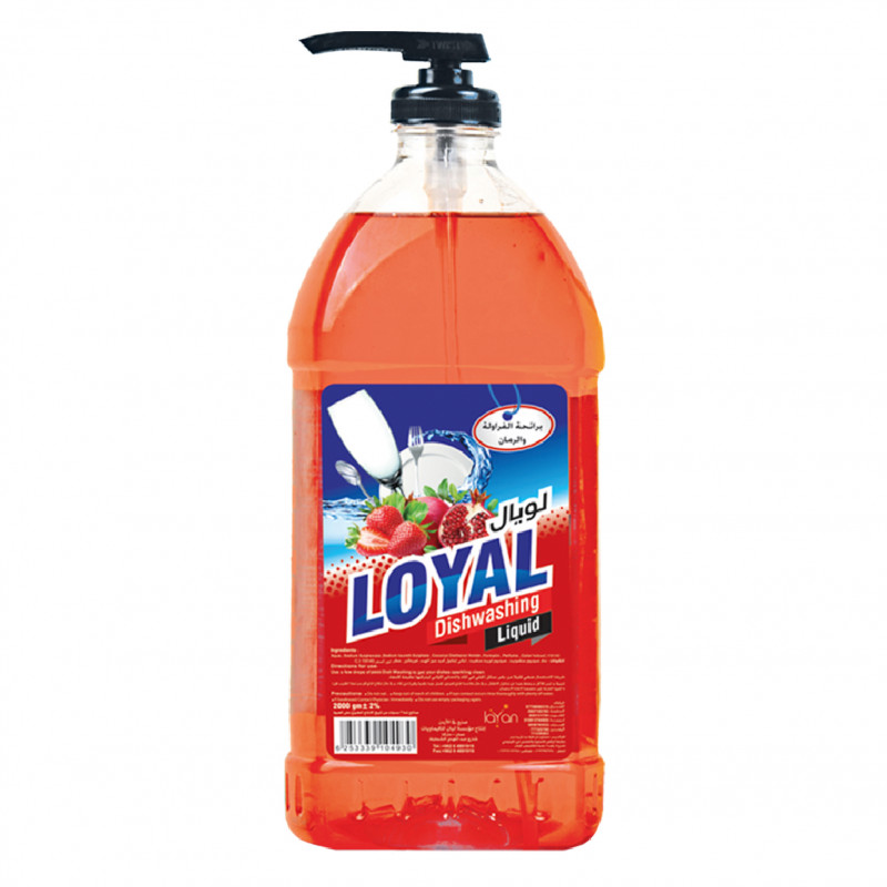 Loyal Liquid Dishwashing, Red Color, 1000 Ml Loyal JordanAmman