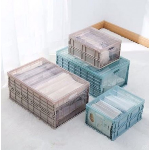 صندوق تخزين قابل للطي, بألوان متنوعة, قطعة واحدة, 44*30*21 سم