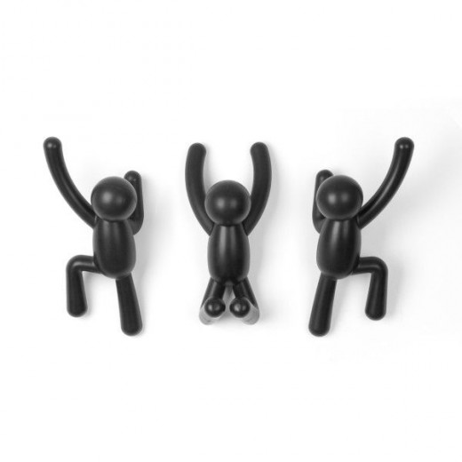 Umbra buddy hooks, black color, 3 pieces