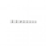 Umbra flip hooks wall rail, white color