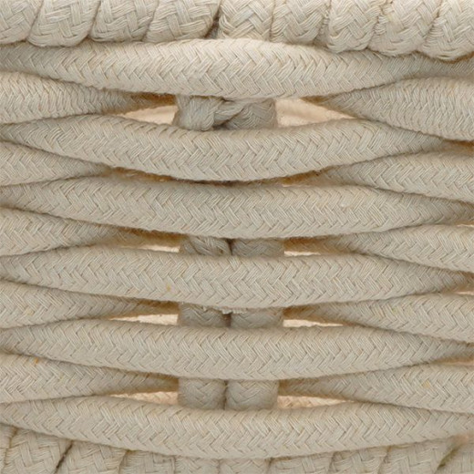 Weva reader cotton storage basket , beige