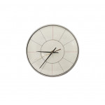 ساعة حائط دائرية, باللون الأبيض, 32 سم
