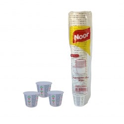 Noor Paper Cups, 50 Cups, 56.6 Gram