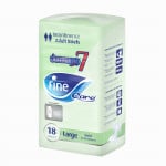 Fine Care Incontinence Adult Briefs for Unisex, Large, Waist 110 -156 Cm, Pack of 18