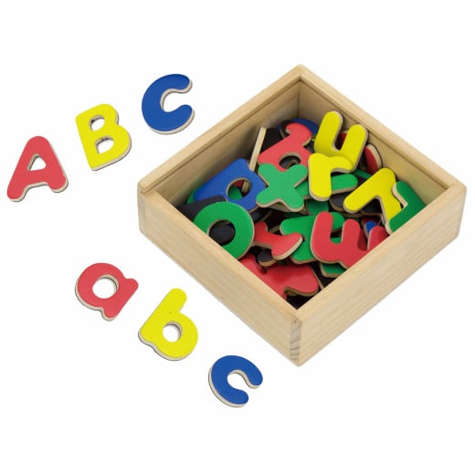Viga Toys Magnetic Letters, 52 Pieces