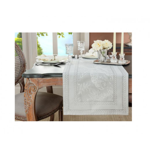 Madame Coco Iva Runner, Grey Color, 45x160 Cm