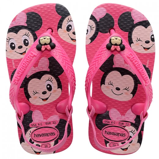 Havaianas Baby Disney Classics Flip Flop, Pink Color