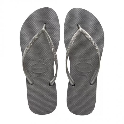 Havaianas Slim Steel Flip Flop, Grey Color