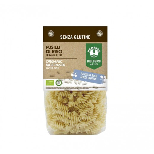 Probios Organic Gluten Free Rice Pasta Fusilli, 400 Gram
