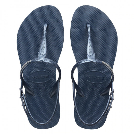 Havaianas Twist Beach Sandals, Indigo Blue Color, Size 37/38