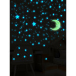 زينة باضاءة للحائط بتصميم النجوم و القمر, 103 قطعة