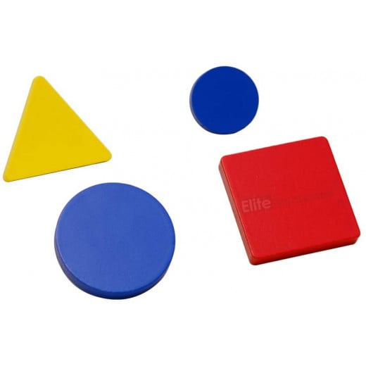 لعبة لغز الاشكال, شكل مثلث, باللون الاصفر من اديوفن