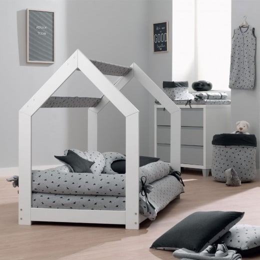Italbaby Children's Bed Explore, White Color