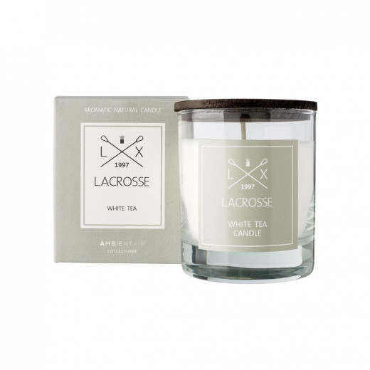 Ambientair Lacrosse Scented Candle, White Tea Scent, 200 Gram