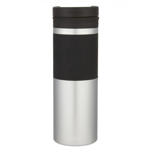 Contigo,Twistseal Glaze Vacuum Insulated Stainless Steel Travel Mug 470 Ml, Silver