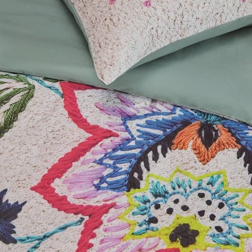 Bedding house oly cozy duvet cover set, multicolor, queen size, 3 pieces
