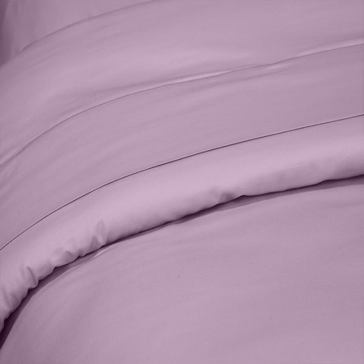 Fieldcrest plain duvet cover, cotton, plum color, queen size