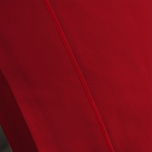 طقم شرشف مطاط بتصميم سادة, باللون الأحمر, حجم مفرد كبير من فيلدكريست