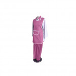 Cannon helper uniform set with long sleeves, pink color, 3 pieces