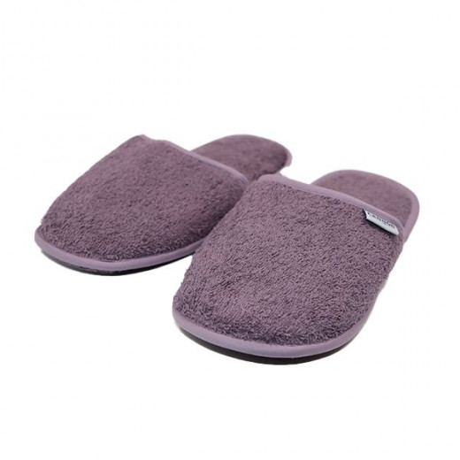 Cannon bath slippers, amethyst color