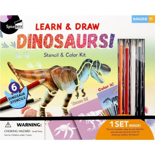 Spicebox Learn and Draw Dinosaurs