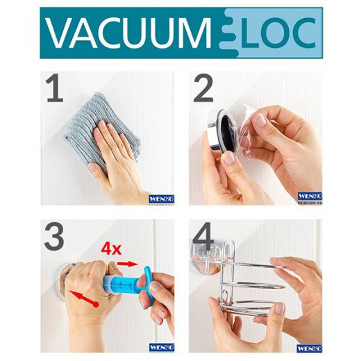 Wenko capri vacuum-loc liquid soap dispenser