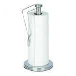 Wenko preston kitchen roll holder, stainlees, steel, silver
