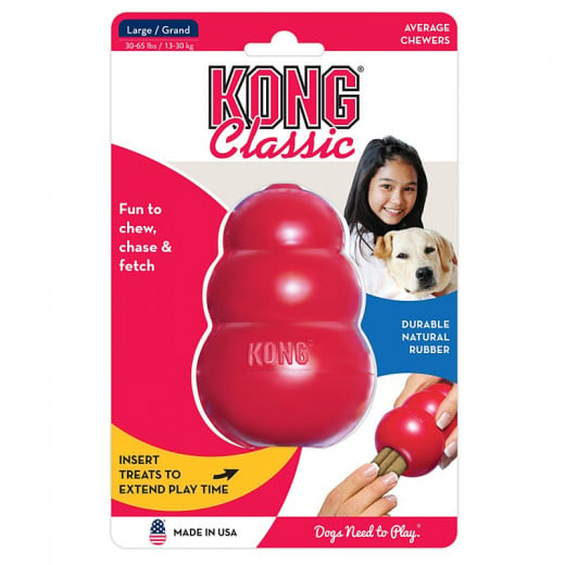 Kong Classic Dog Toy, Red Color, Large