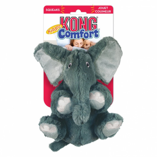 Kong Comfort Kiddos Dog Toy, Elephant Design, Large Size