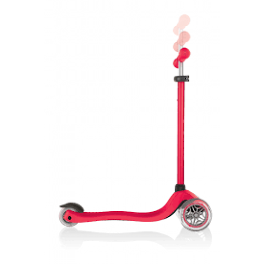Globber Primo Foldable 3 Wheel Scooter, Red Color
