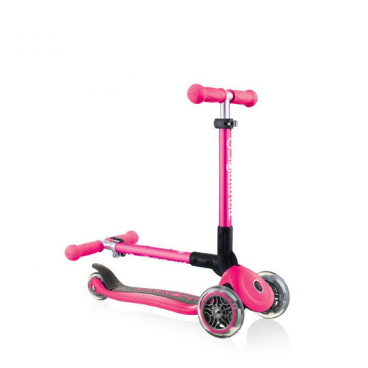Globber Junior Foldable Scooter, Pink Color