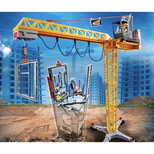 Playmobil City Action Construction Crane With Remote Control