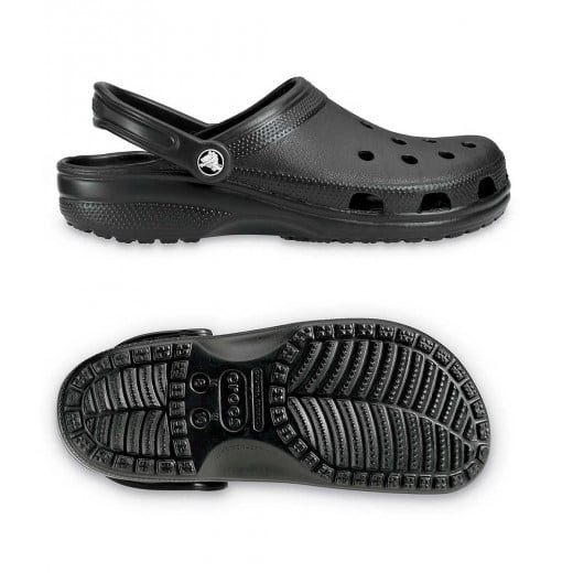 Crocs Classic Clogs, Black Color, Size 39/40