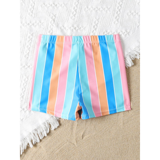 Boys Swim Shorts, Striped Design