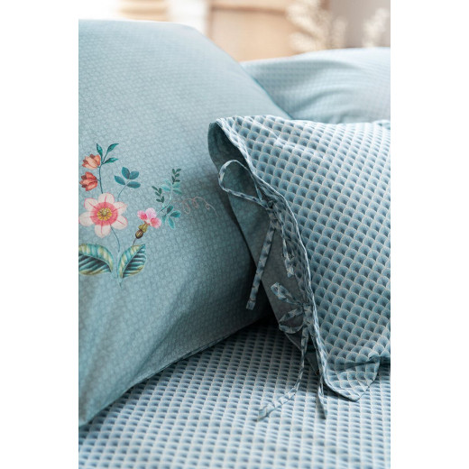 غطاء وسادة, بتصميم أوكيناوا, اللون الازرق من بيدنج هاوس