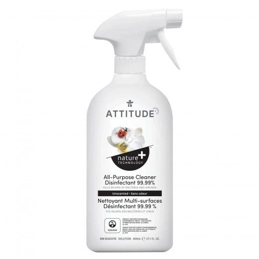 Attitude All Purpose Disinfectant Cleaner, 800 Ml