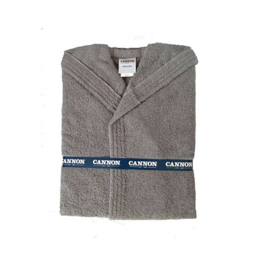 Cannon Plain Bathrobe Cotton, Grey Color