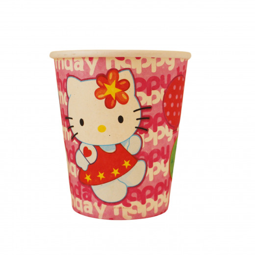 Disposable Paper Cups, Hello Kitty & Balloon Design