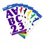 الأبجدية والأرقام ملصقات, بألوان متنوعة, 72 قطعة من بازيك