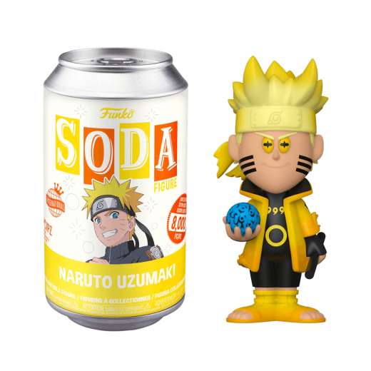 Funko Vinyl Soda, Naruto, Yellow Color  with Chase With Chase
