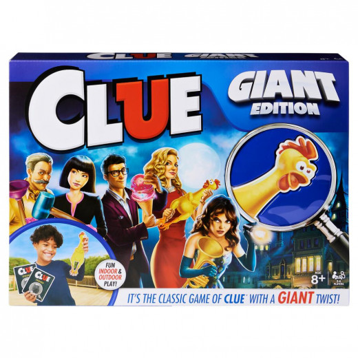 Spin Master Giant Clue Classic Mystery Party Retro
