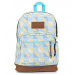 Jansport Main Right Pack Expressions Backpack, Light Blue And Light Yellow Color