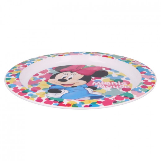 Stor Plastic Microwave Bowl, Minnie Mouse Design